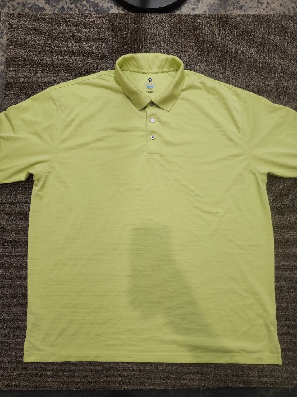 Share Pro Tour CoolPlay Golf Polo Shirt Men's 3XLT Tall Lime Green Performance G